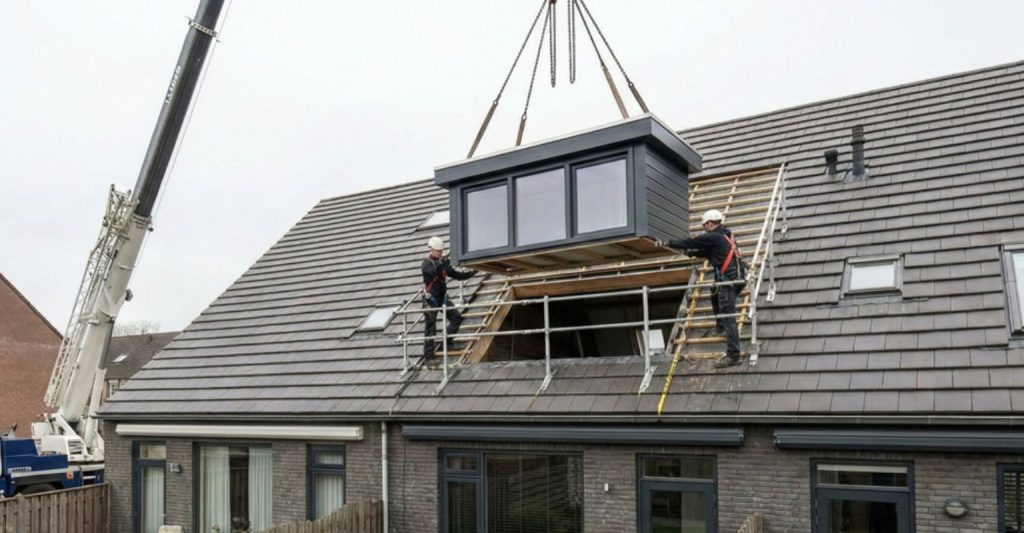 Dakkapel in Heerenveen - Prefab dakkapel